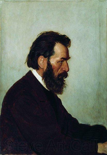 llya Yefimovich Repin Portrait of architect Aleksey Ivanovich Shevtsov Norge oil painting art
